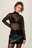 Melina Lace Bodysuit in Black