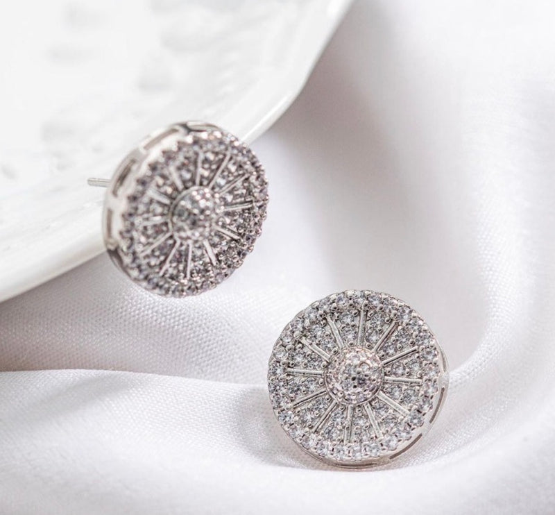Glam Circlet Earring in Silver