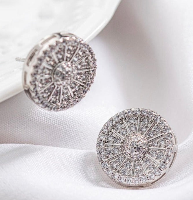 Glam Circlet Earring in Silver
