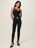 Natasha Mesh Bodysuit in Black