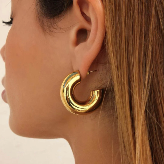 Large Chunky Hoops