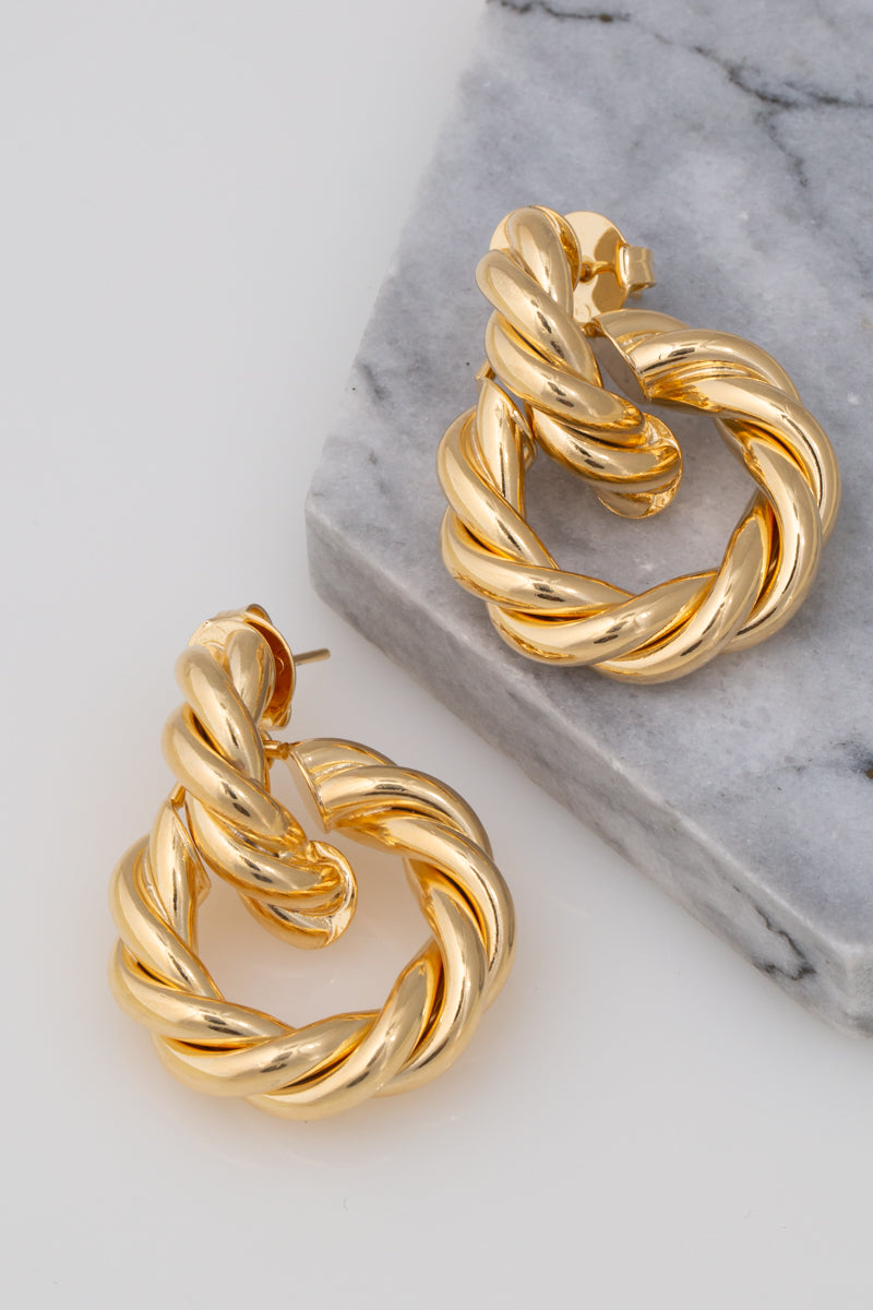 Carla Earring in 18k Gold Plated