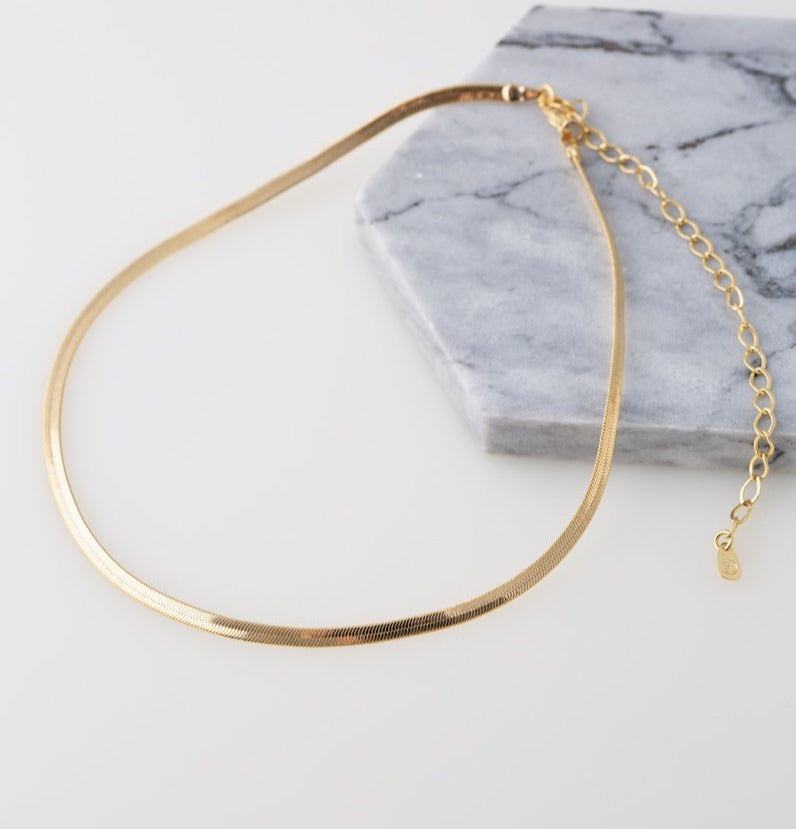 Snake Choker 18k Gold Plated