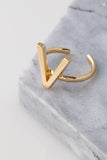 Initial Ring in 18k Gold Plated