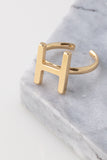 Initial Ring in 18k Gold Plated