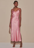 Marjorie Slip Dress in Fuchsia Pink