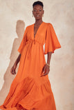 Georgia Dress in Orange