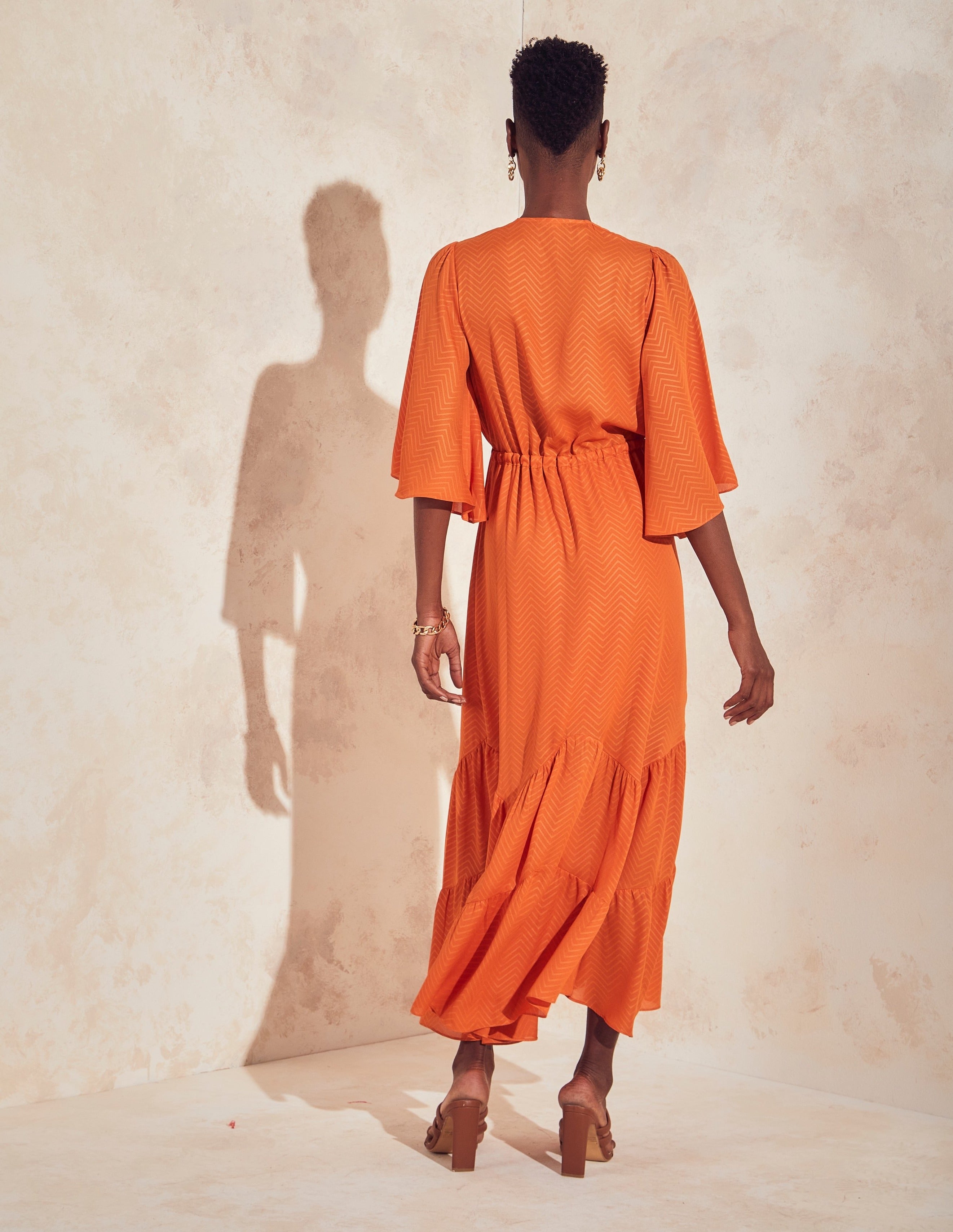 Georgia Dress in Orange