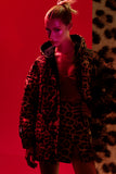Leopard Reversible Parka Jacket