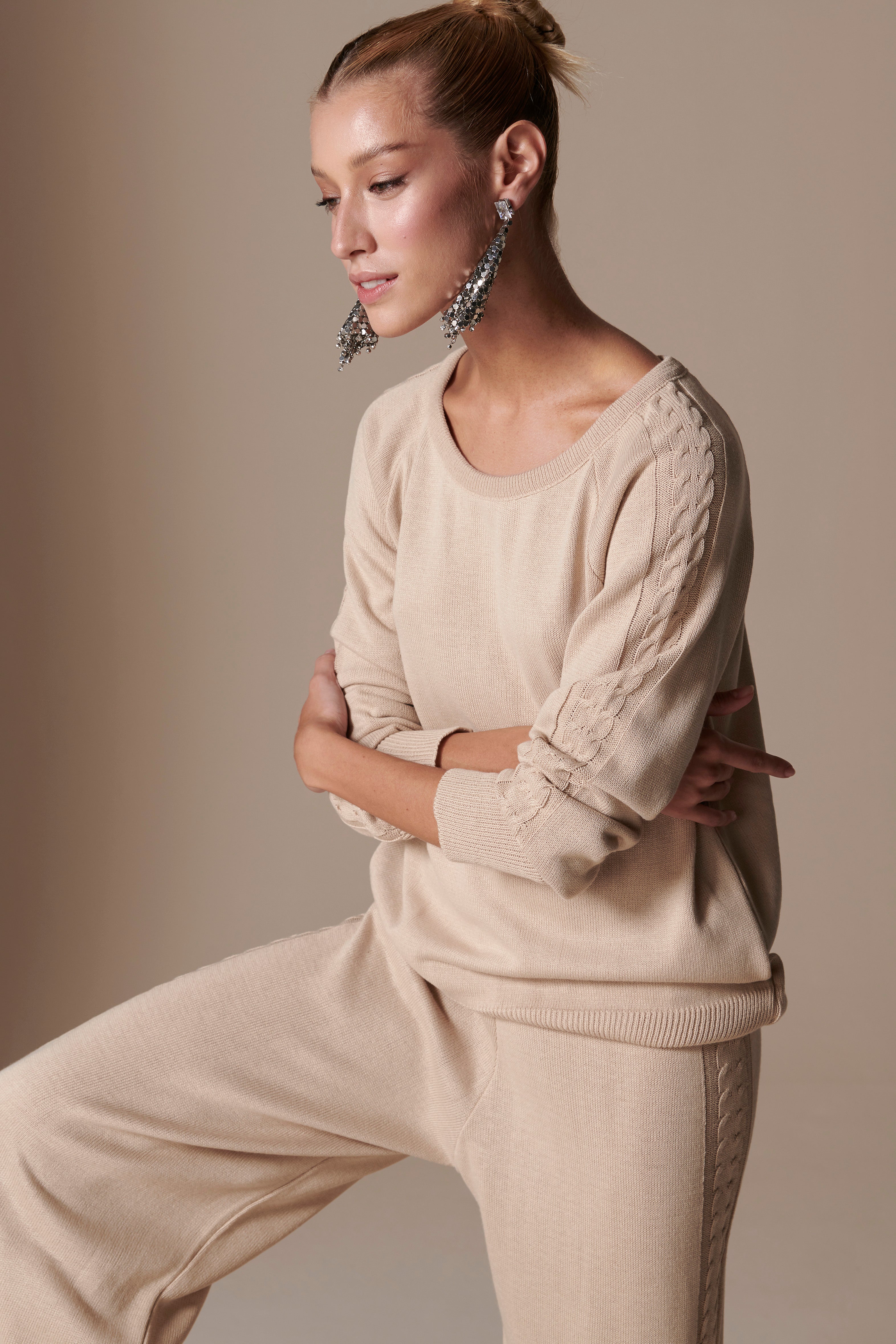 Beatriz 2 Piece Set in Mineral Beige