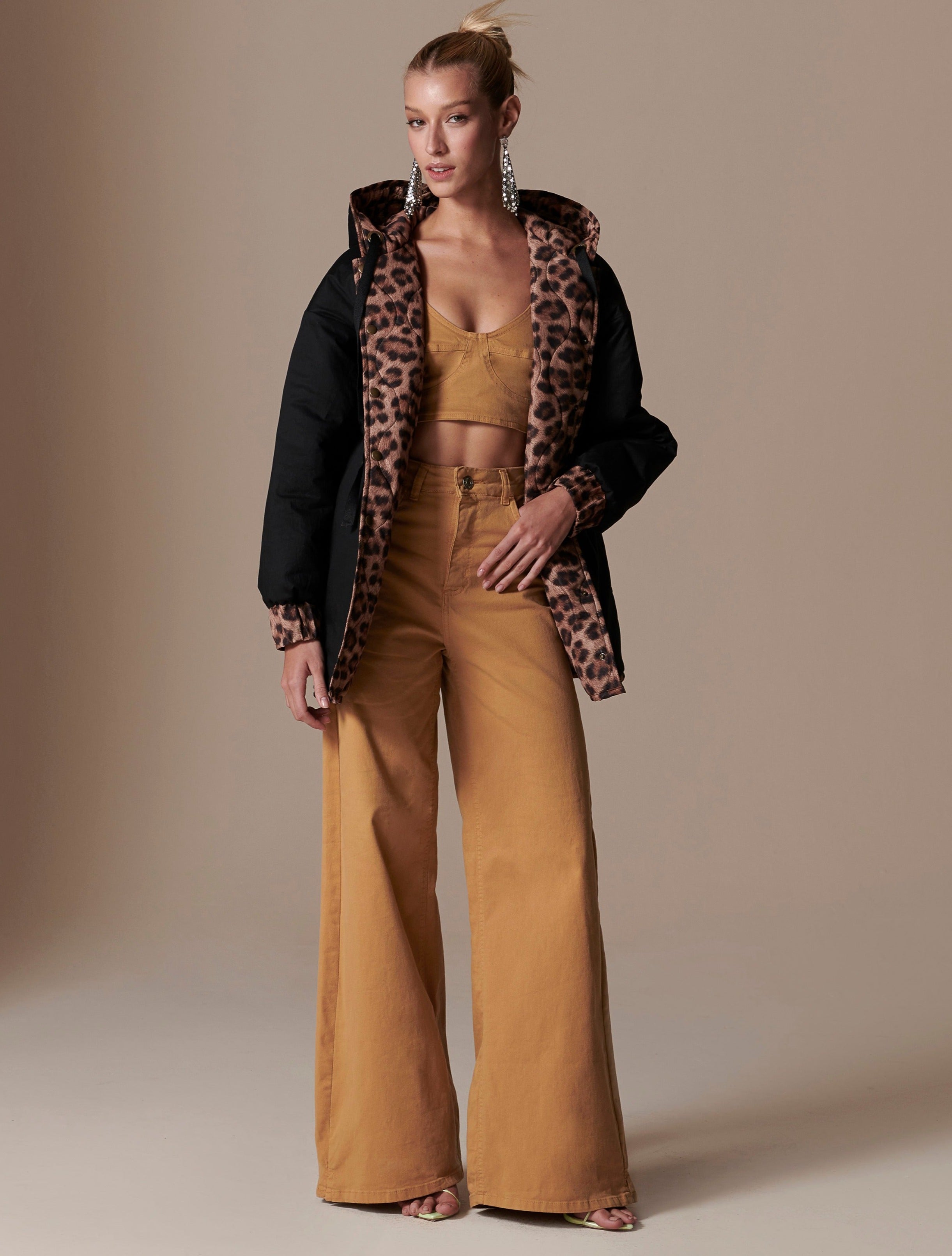 Fiorela Pants in khaki Latte