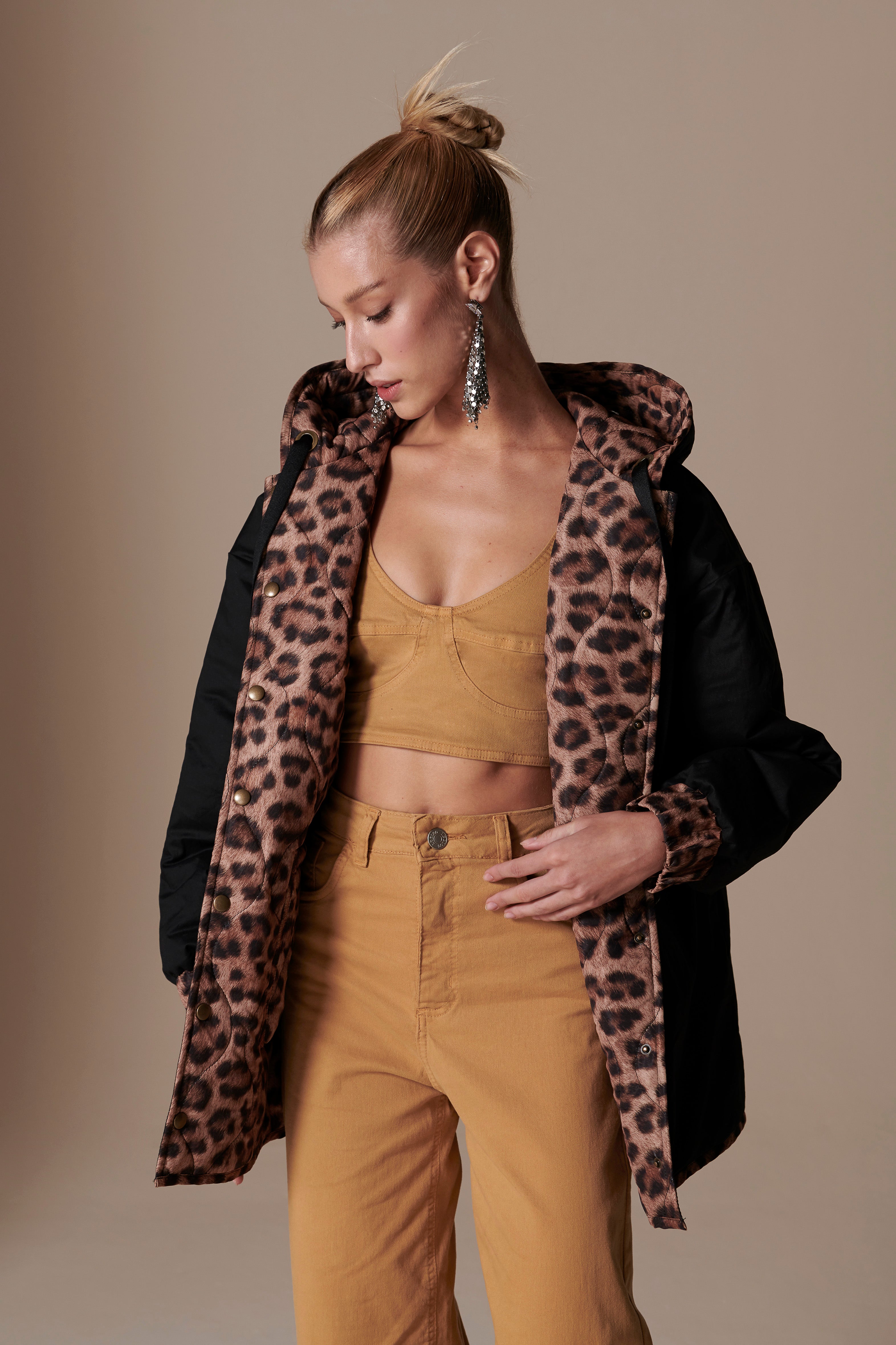 Fiorela Top in Khaki Latte