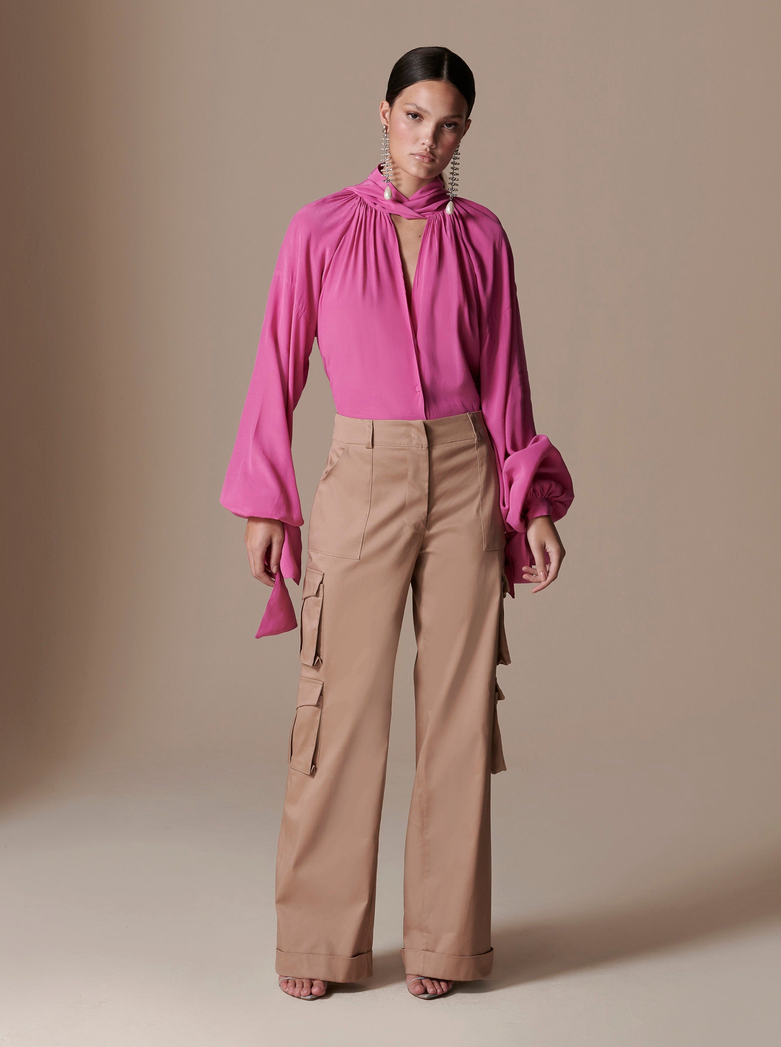 Amanda Shirt in Rose Orchid