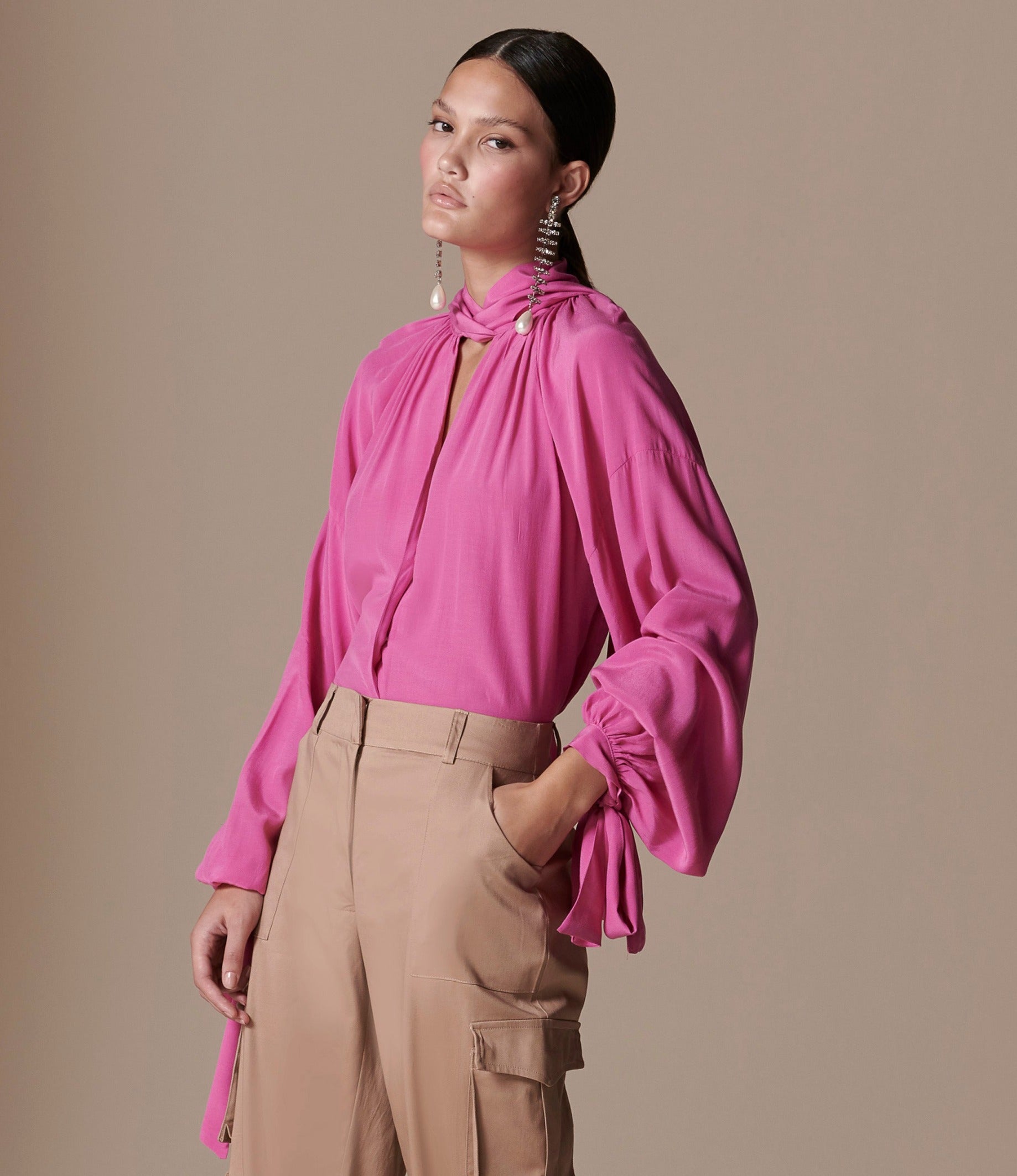 Amanda Shirt in Rose Orchid