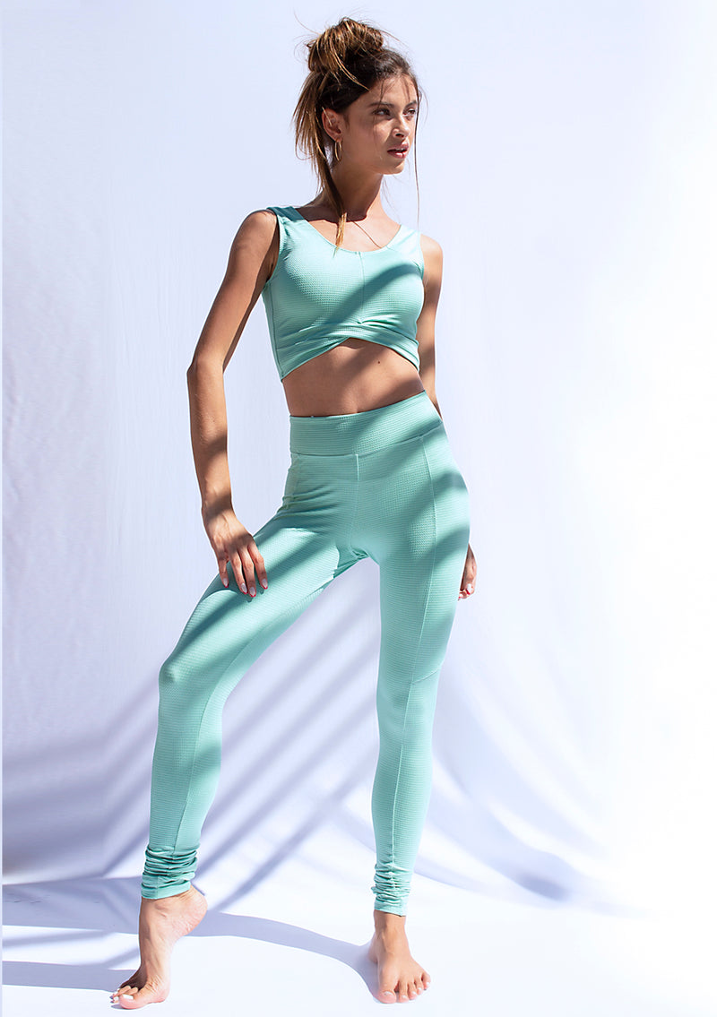 Super High Rise Pant in Acqua