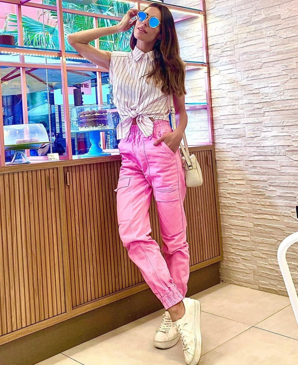 Moana Cotton Twill Cargo Pants