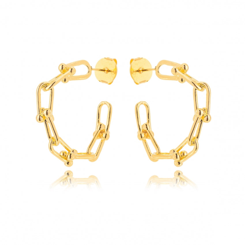 Tiffany Insp. Hoops in 18k Gold Plated