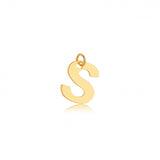 Small Name Initial Pendant 18k Gold Plated