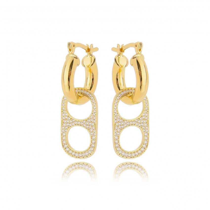 Diamond Seal Earrings