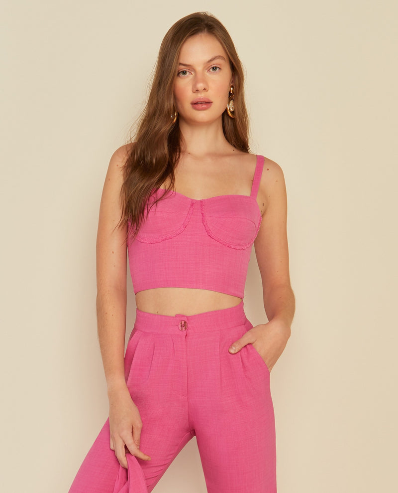 Marisa Tailored Cropped Top