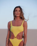 Grazia One Piece Swimsuit Lime Green