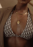 Snake Choker Necklace 6MM in 18K Gold