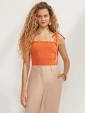 Eloah Top in Orange Ginger