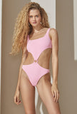Grazia One Piece Swimsuit Fluor Pink