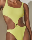 Grazia One Piece Swimsuit Lime Green