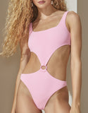 Grazia One Piece Swimsuit Fluor Pink