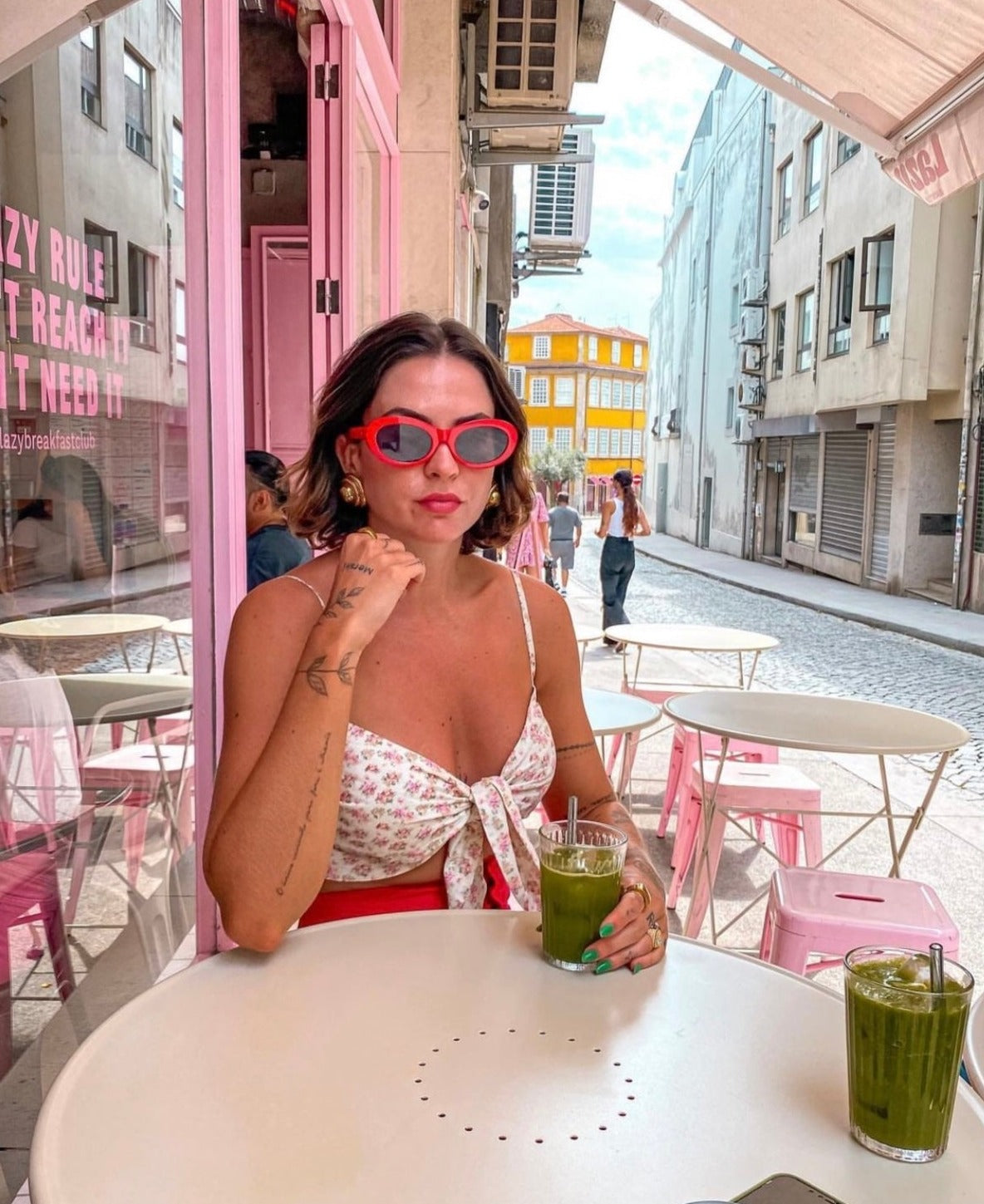 Nubia Cotton Top in Off white