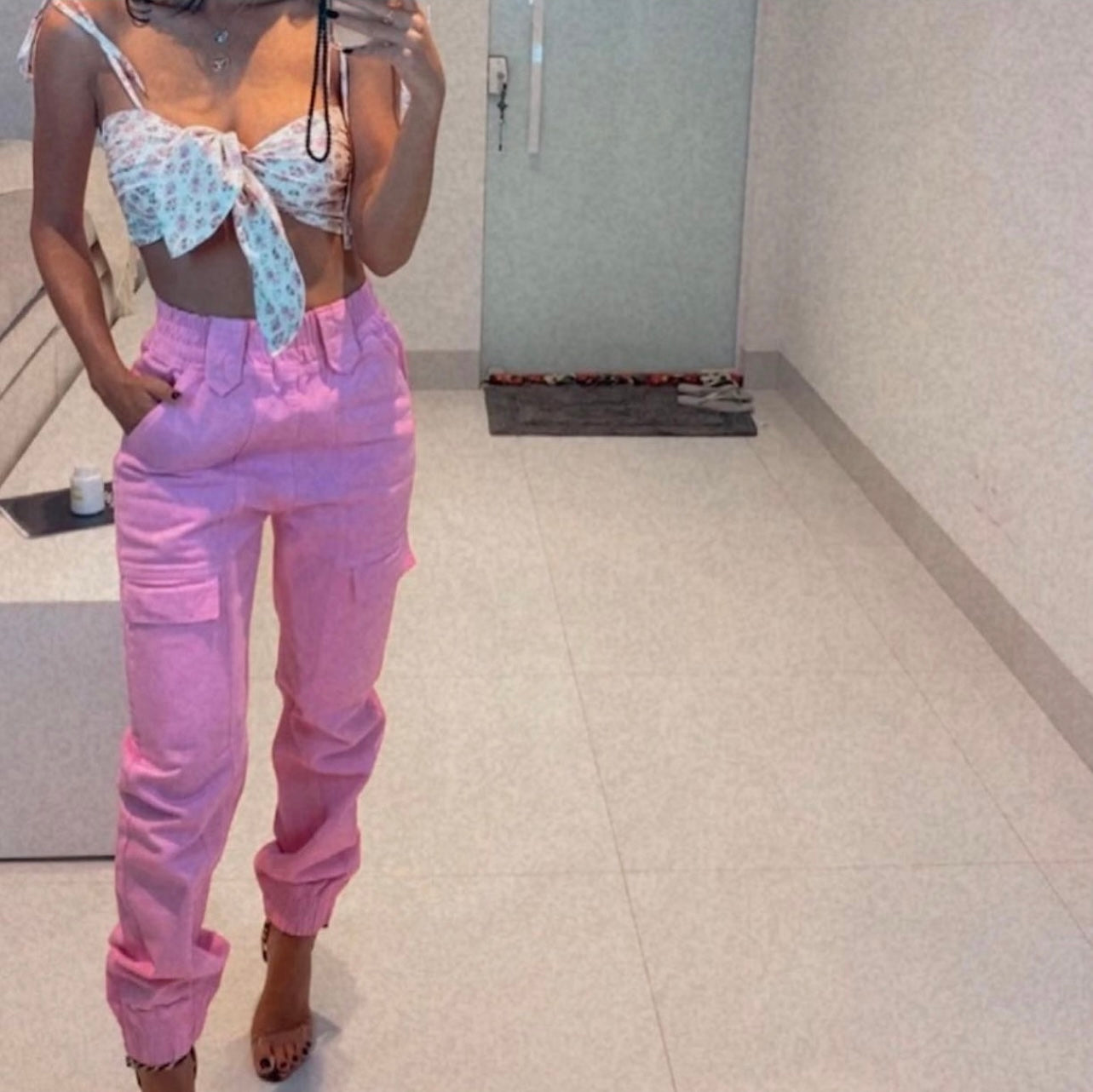 Moana Cotton Twill Cargo Pants