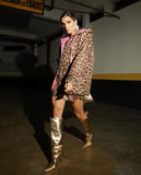 Leopard Reversible Parka Jacket