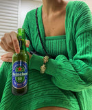 Ashley Knit Cardigan in Nature Green