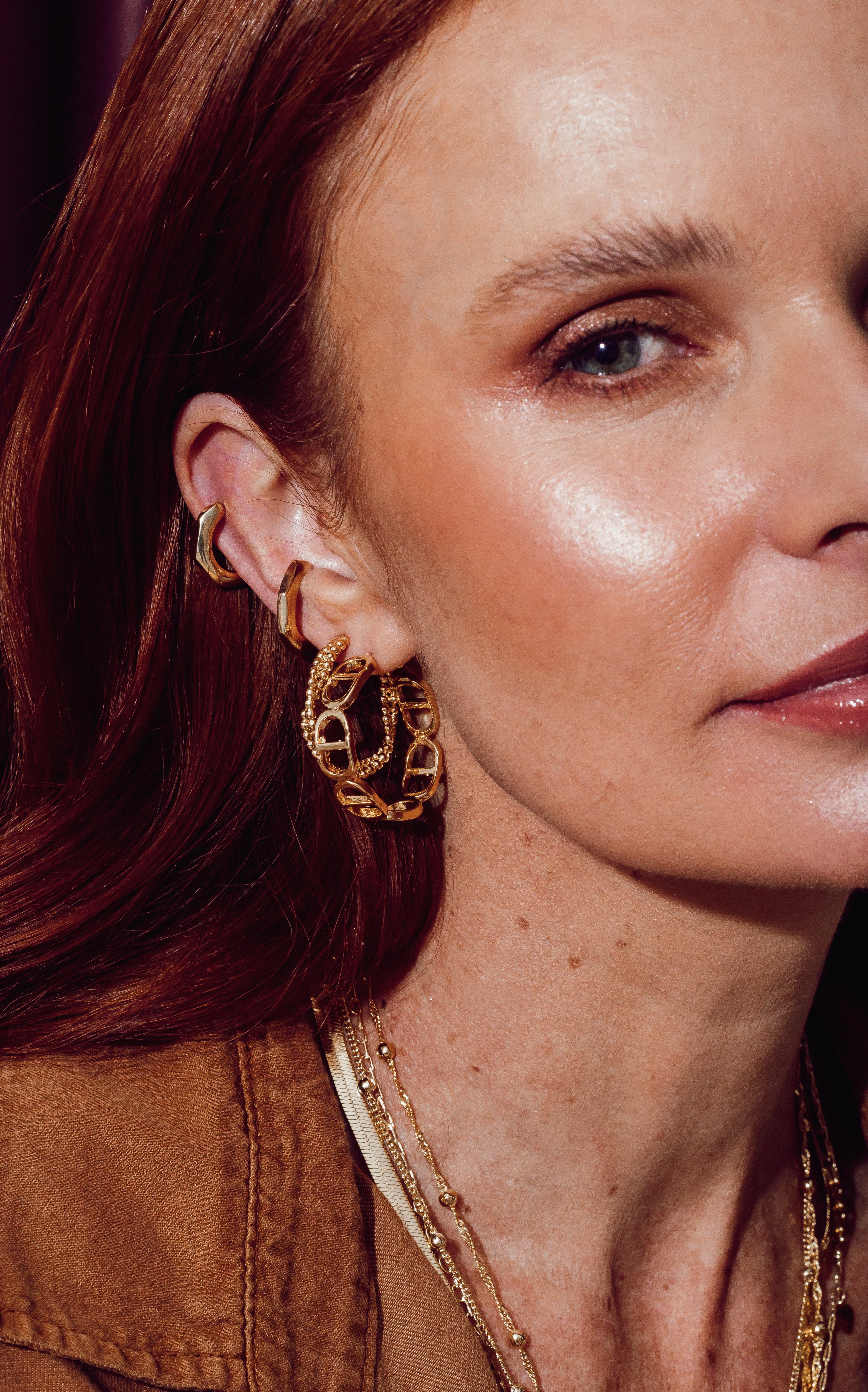 Dio Hoops Earring in Silver