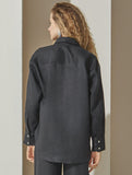 Isa Linen Shirt in Black