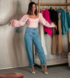 Jana Puff Sleeve Blouse