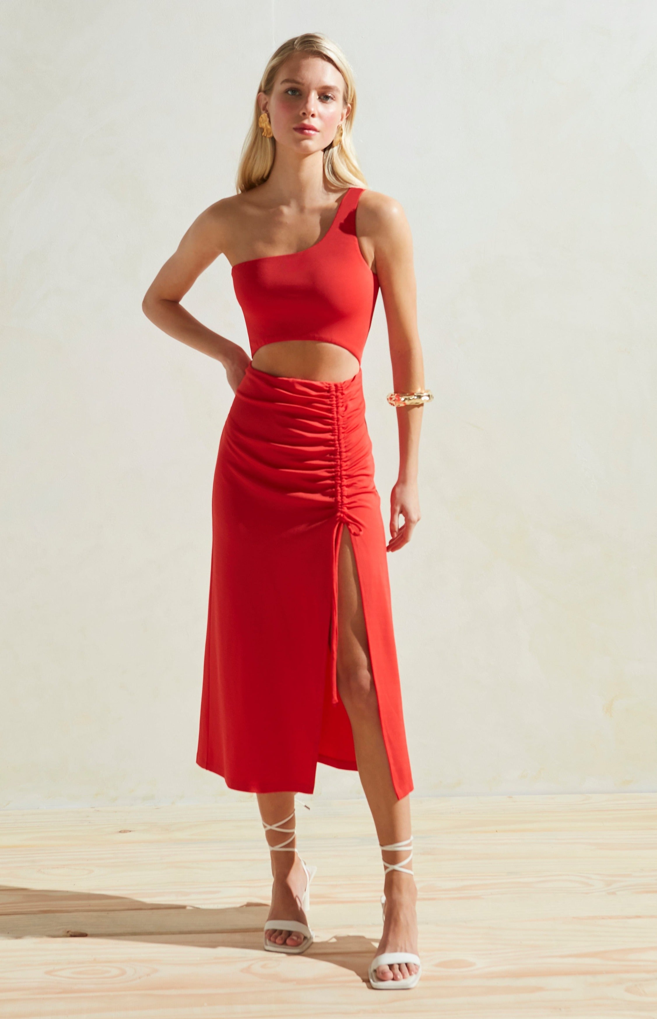 Maya Dress in Red