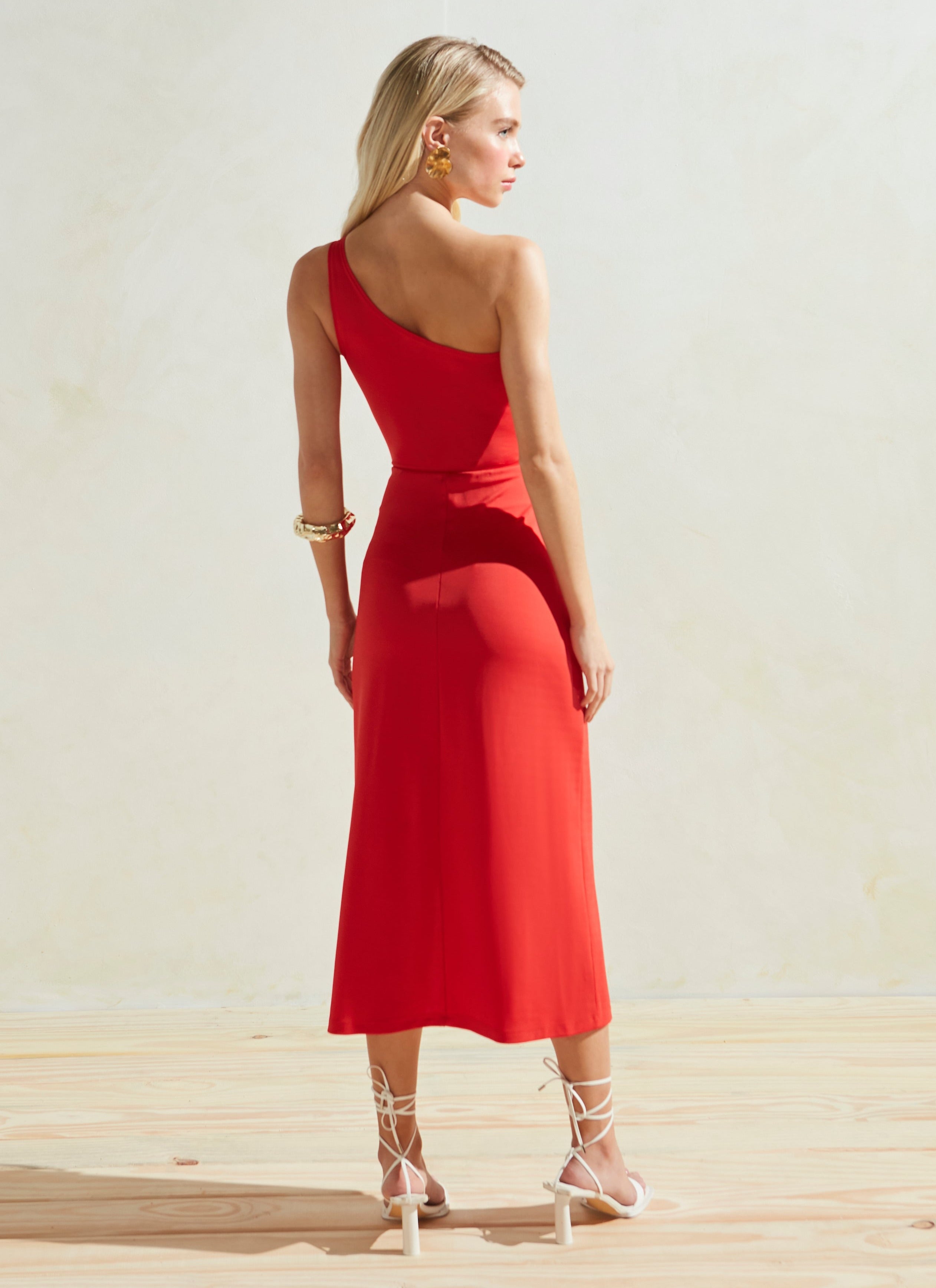Maya Dress in Red