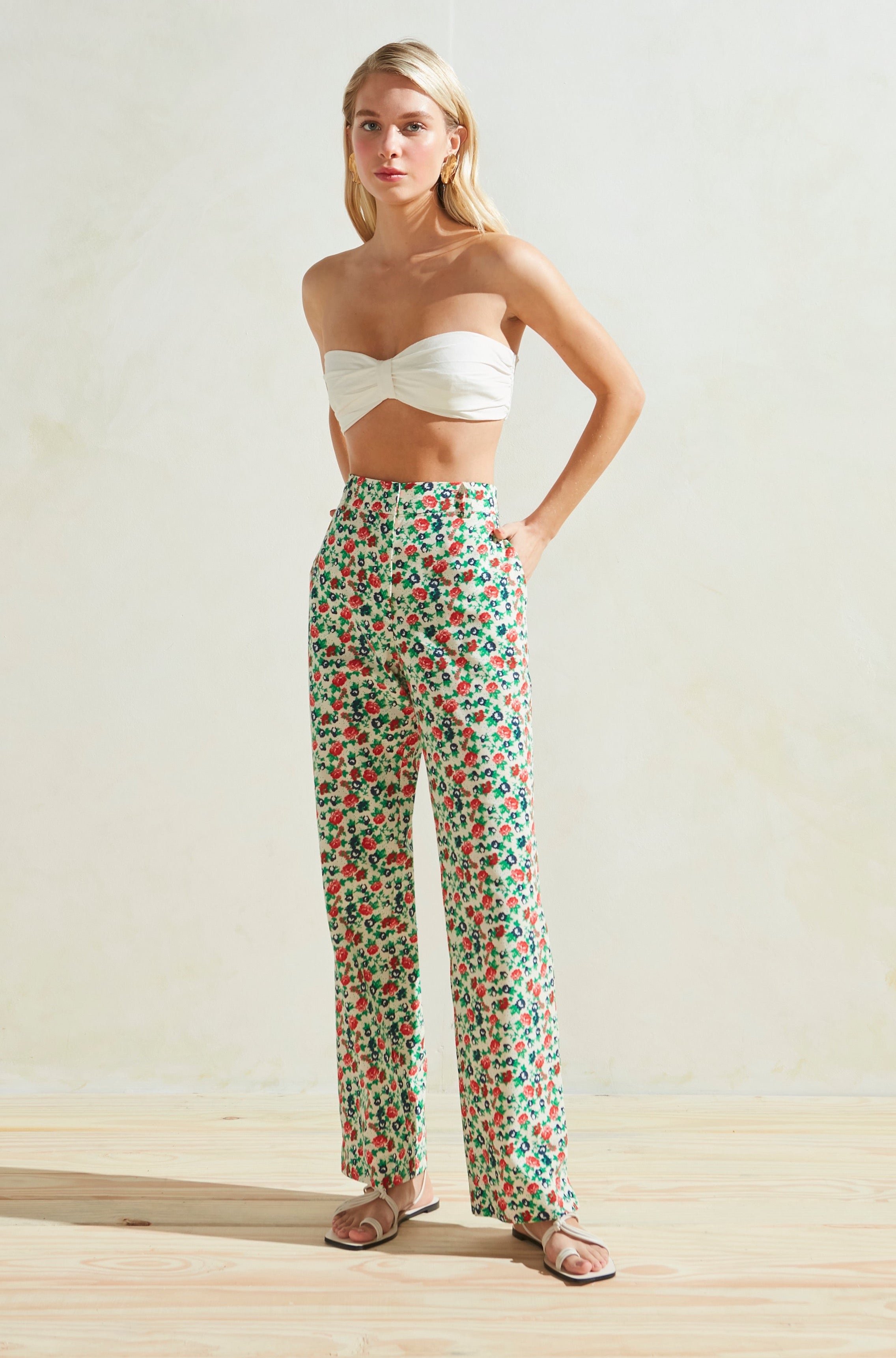 Larissa Pants in Off White