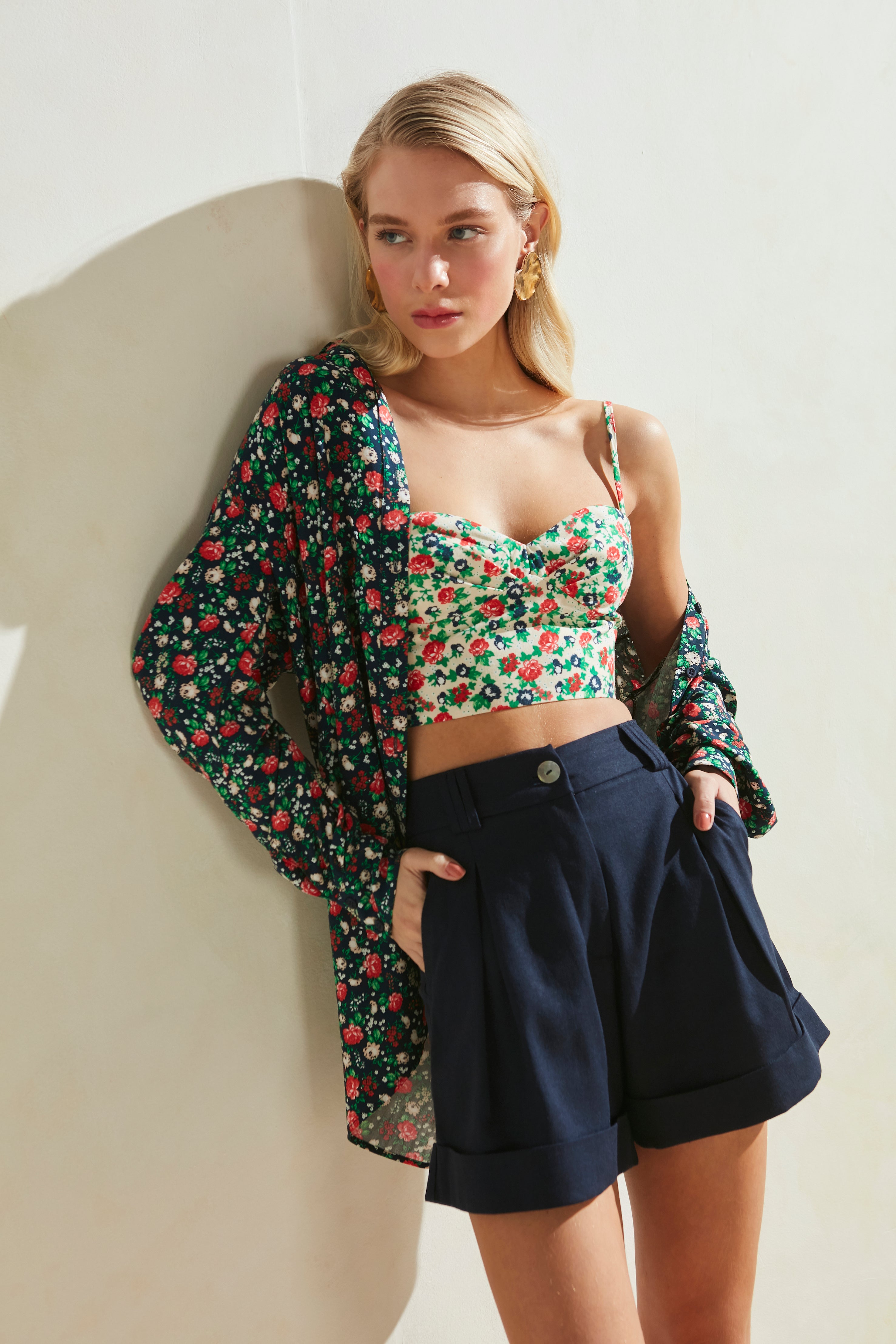 Alice Shorts in Navy