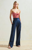 Naomi Linen Pants in Navy