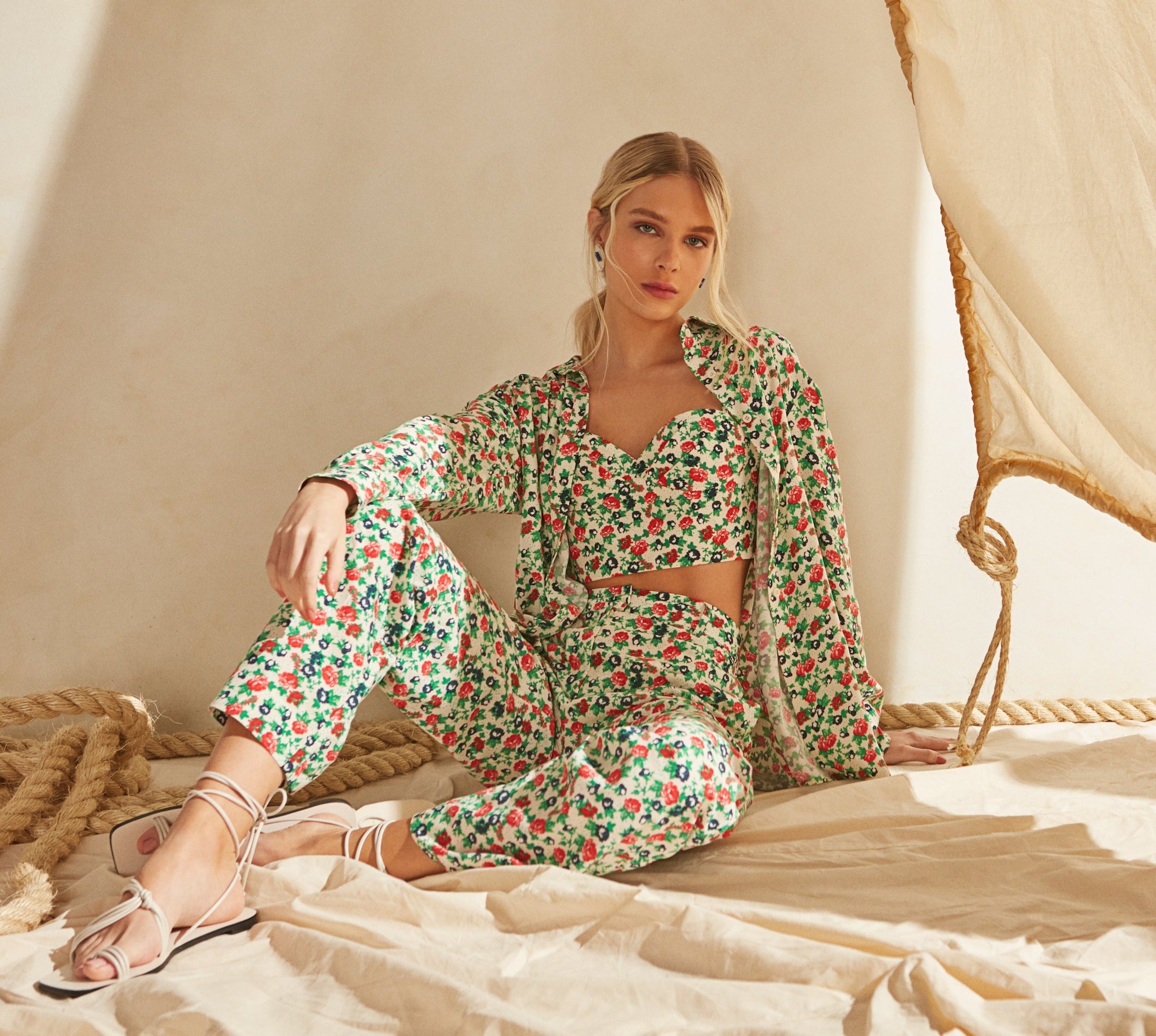 Larissa Pants in Off White