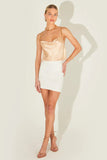 Isadora Chain Top in Champagne