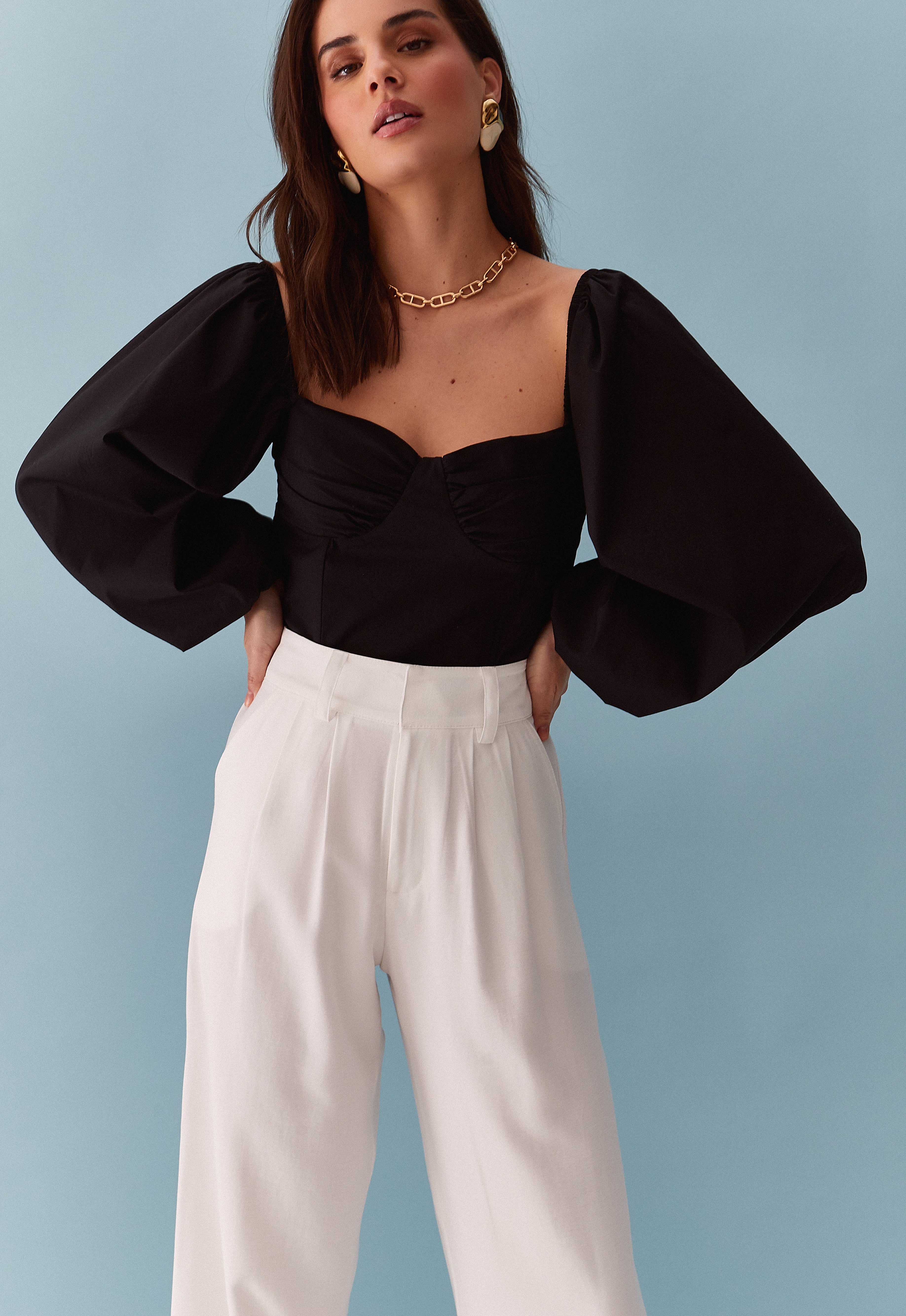 Jana Puff Sleeve Blouse