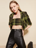 Ivy Tweed Crop Top