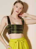 Ivy Tweed Crop Top