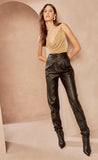 Eduarda Faux Leather Pants