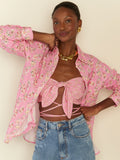 Liberty Nubia Cotton Shirt in Pink