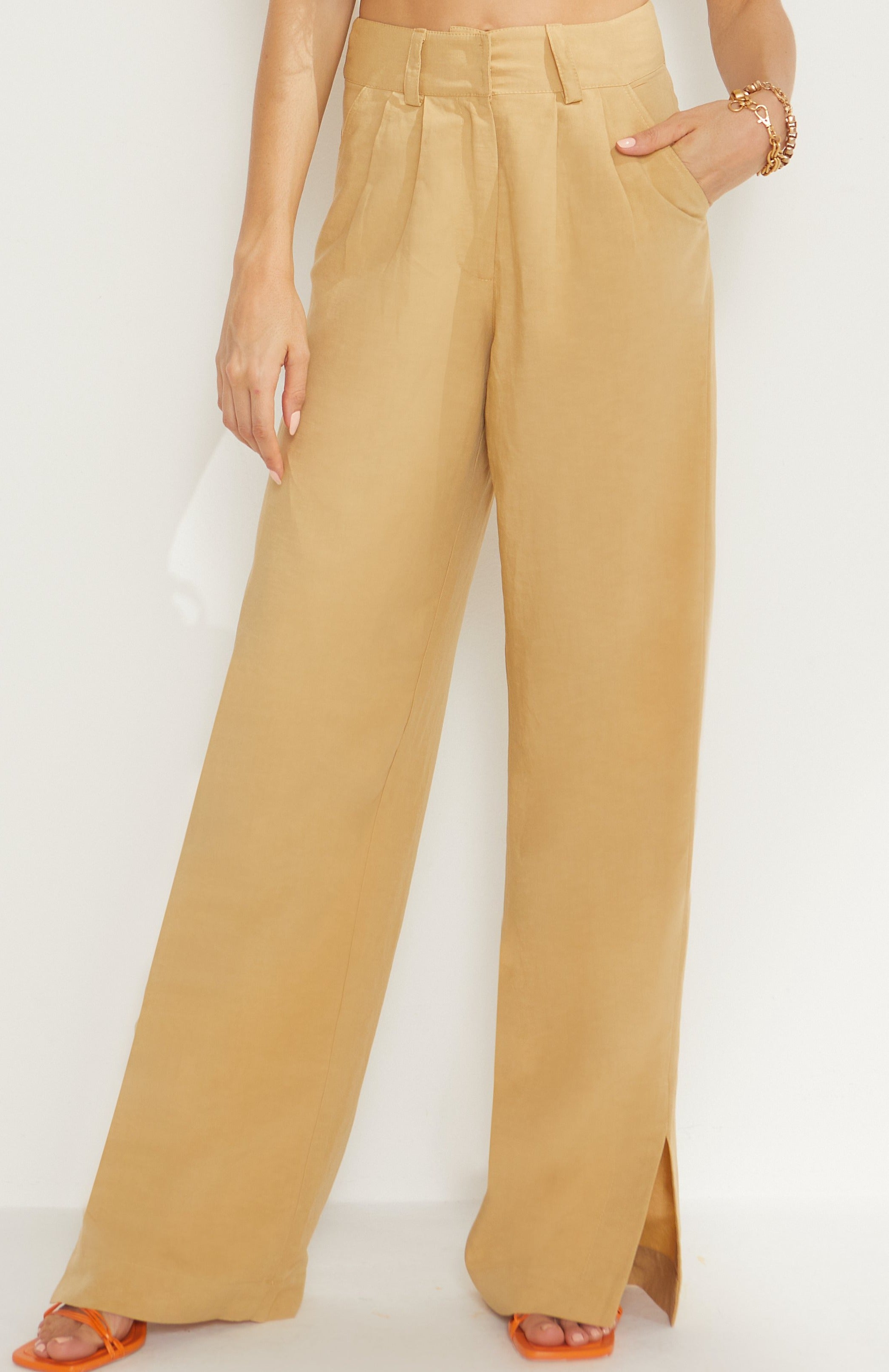 Marcelle Pants in Marzipan